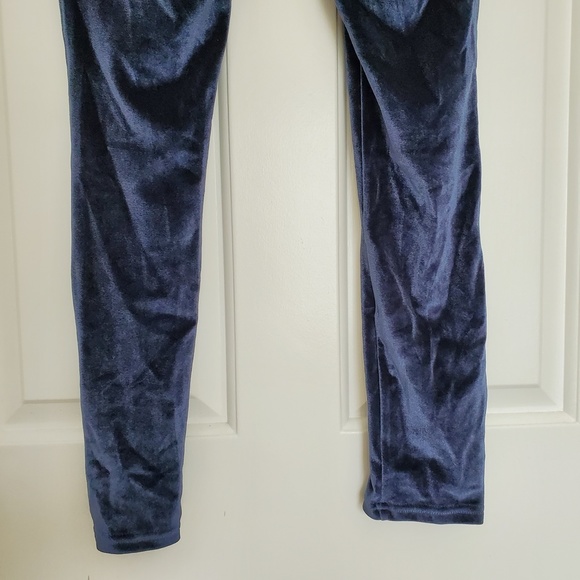 blue velvet leggings - small, utopia by hue - Picture 8 of 10